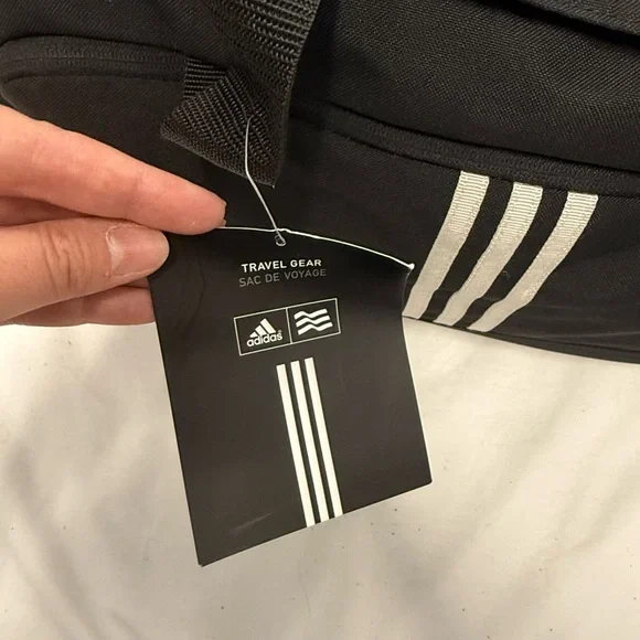 Adidas NBC Golf Logo Black Duffel Bag